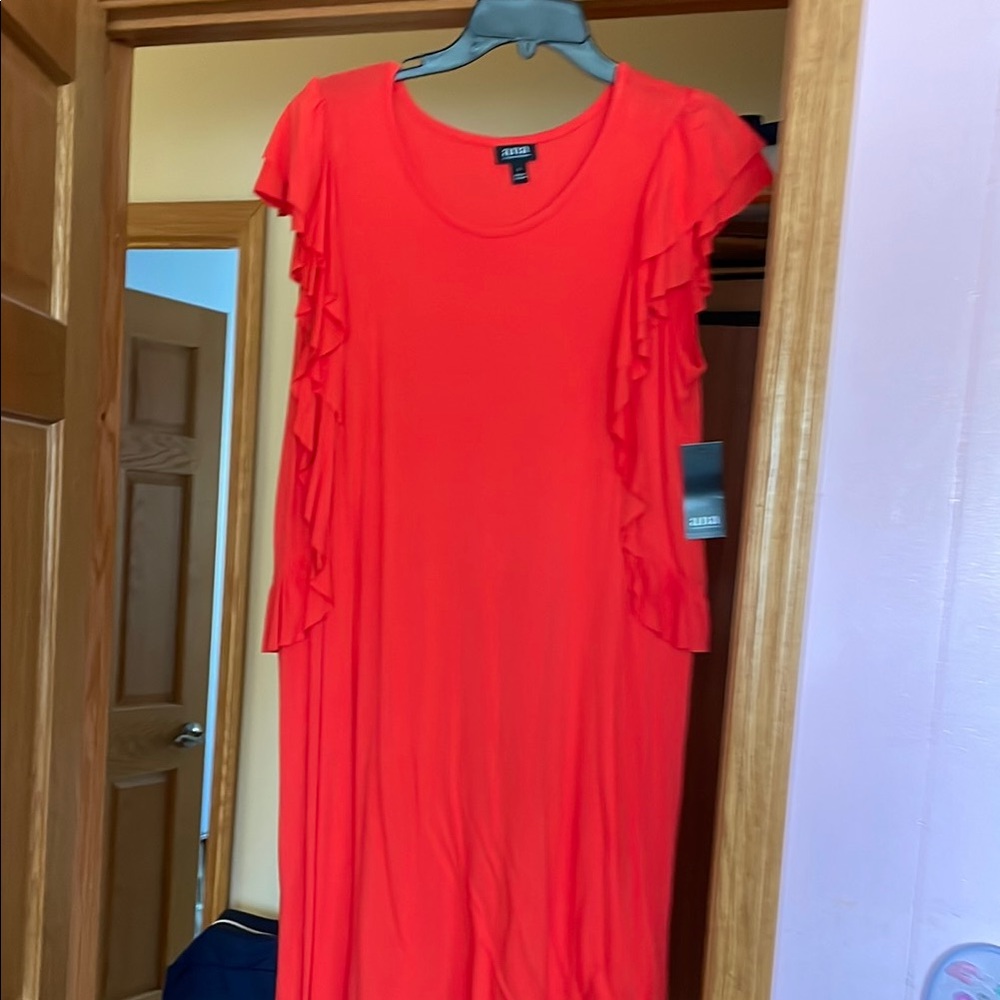 A.n.a Tiger Lily colored Ruffled Mini Sundress